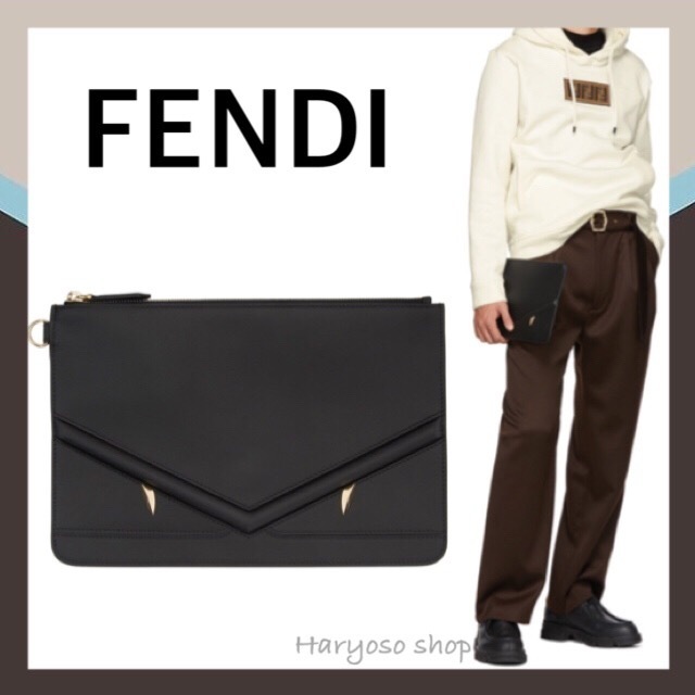 ★FENDI スーパーコピー★バッグバグズレザーポーチ 7N0078A5F3F0KUR